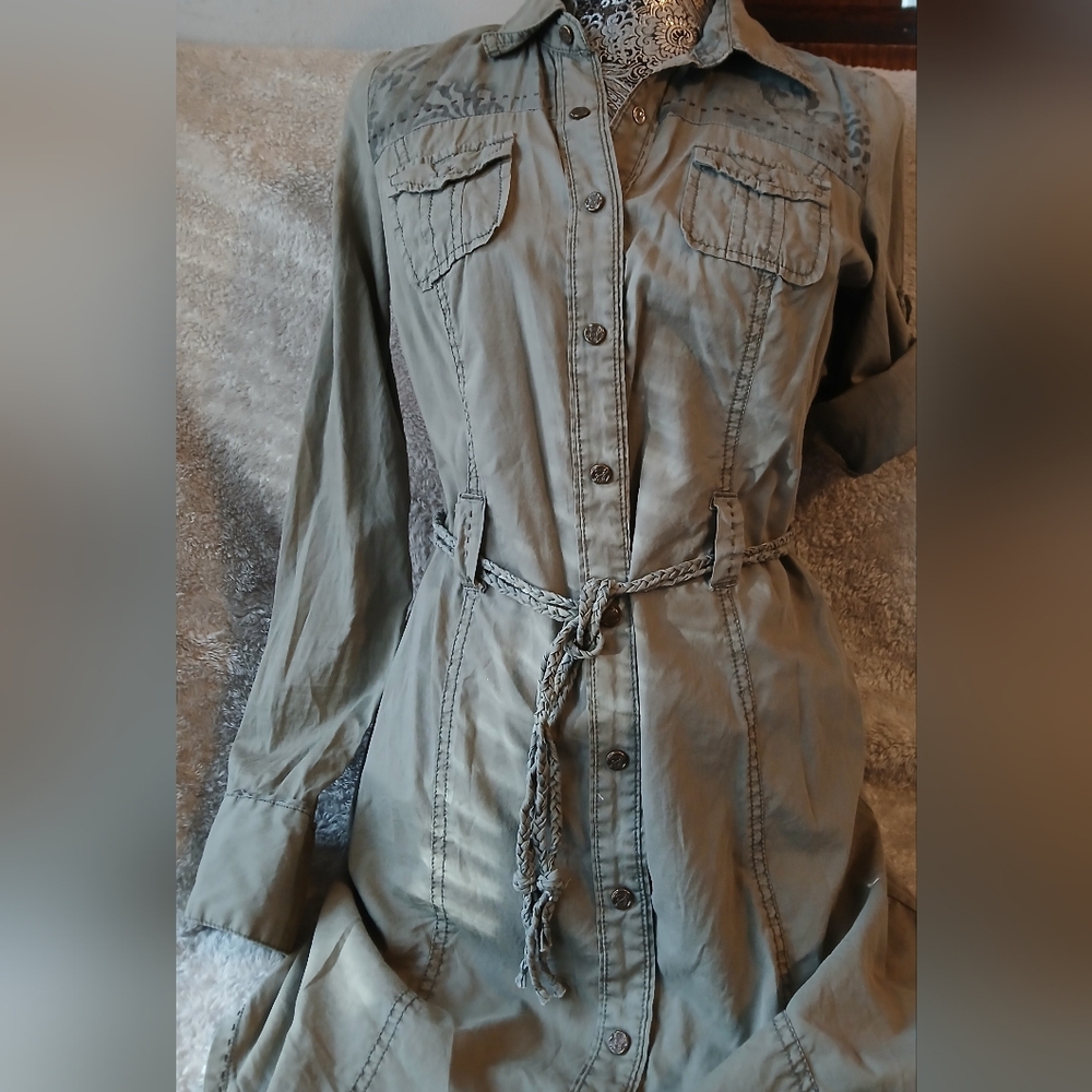 Guess jeans safari dress small/medium